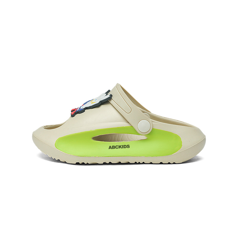 

Детские шлепанцы с низкой подошвой, устойчивые к истиранию, легкие и амортизирующие ABC KIDS, хаки