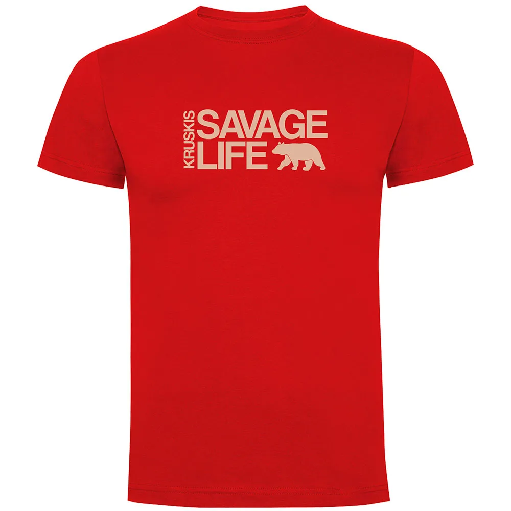 

Футболка Kruskis Savage Life, красный