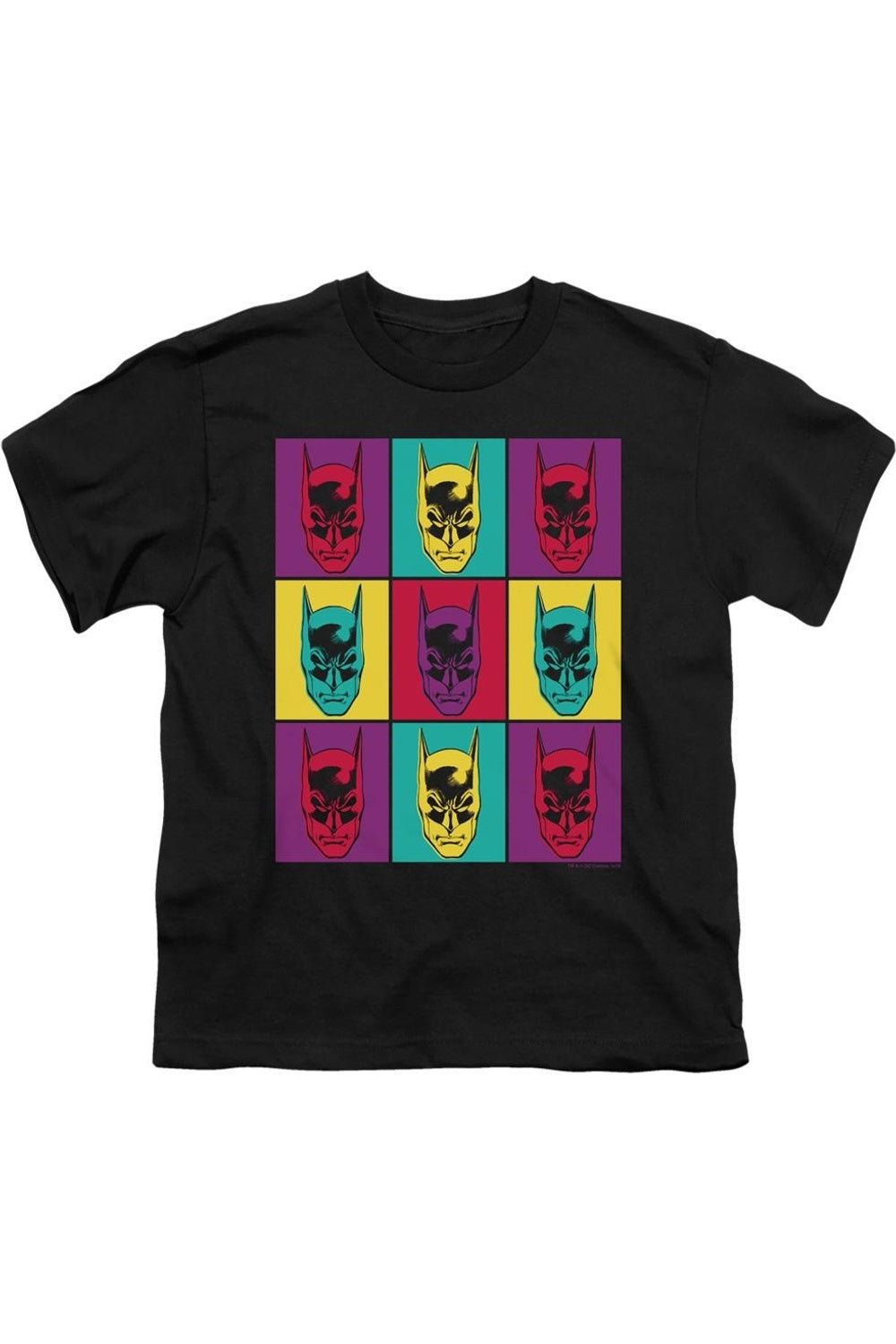 

Футболка с коротким рукавом для детей Batman Warhol Batman Gildan, черный