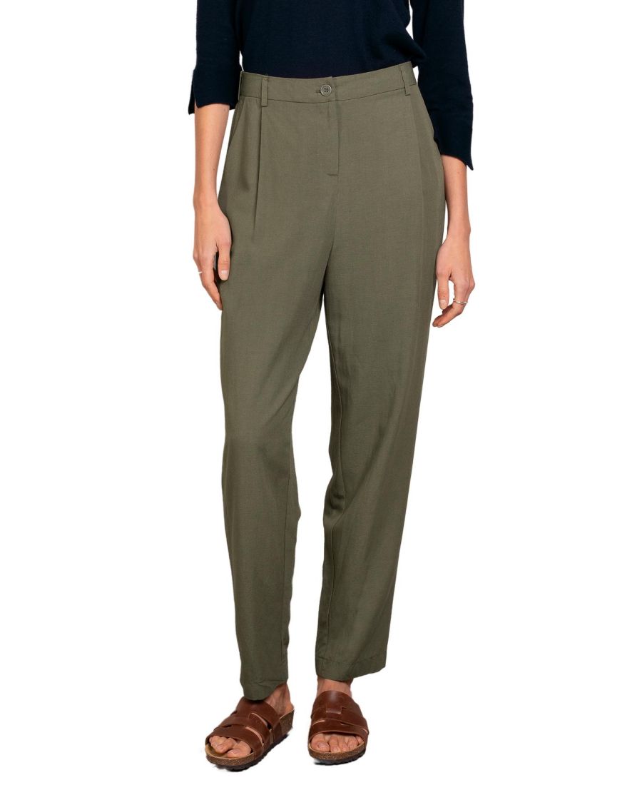 

Женские повседневные брюки зауженного кроя Celtic & Co, Khaki