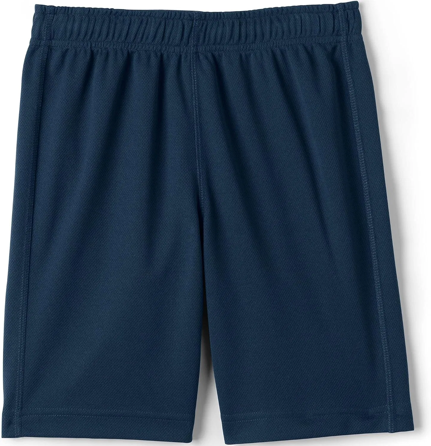 Спортивные шорты из сетчатой ткани для мальчиков, школьная форма Lands' End, Classic Navy