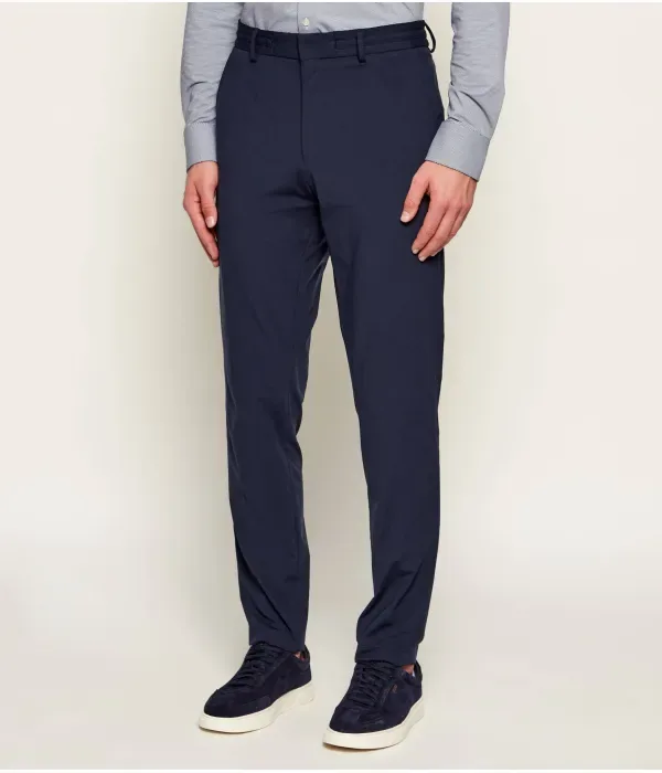 Брюки чинос P-GeniusJ slim fit Boss, темно-синий — фото 3