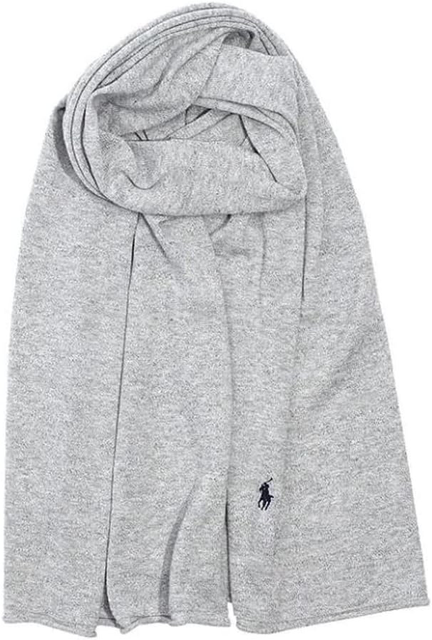 

Polo Ralph Lauren мужской легкий вязаный шарф, серый