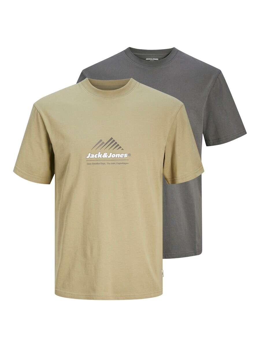 

Классическая футболка JACK & JONES Shirt JCOLIMA, цвет graphite/khaki