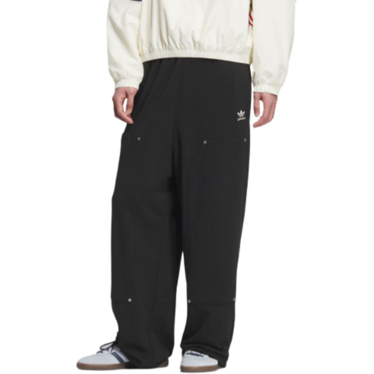 Спортивные штаны FW25 TEAM DOUBLEKNEE JOGGERS мужские Adidas Originals, черный — фото 3