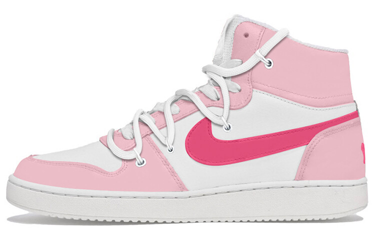 

Кроссовки Nike EBERNON Skateboarding Shoes Men Mid-top White, розовый