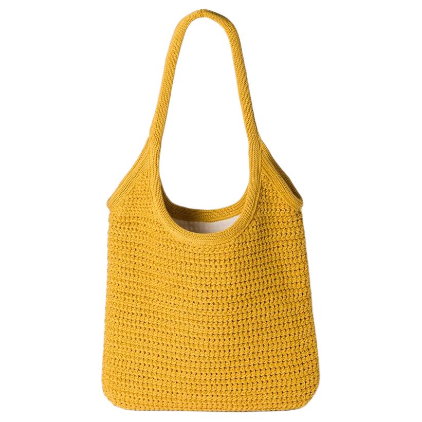 Сумка Ivy Cotton Tote, шоппер, через плечо, женская, цвета охры MIU MIU, basic set (bag+dust bag) — фото 2