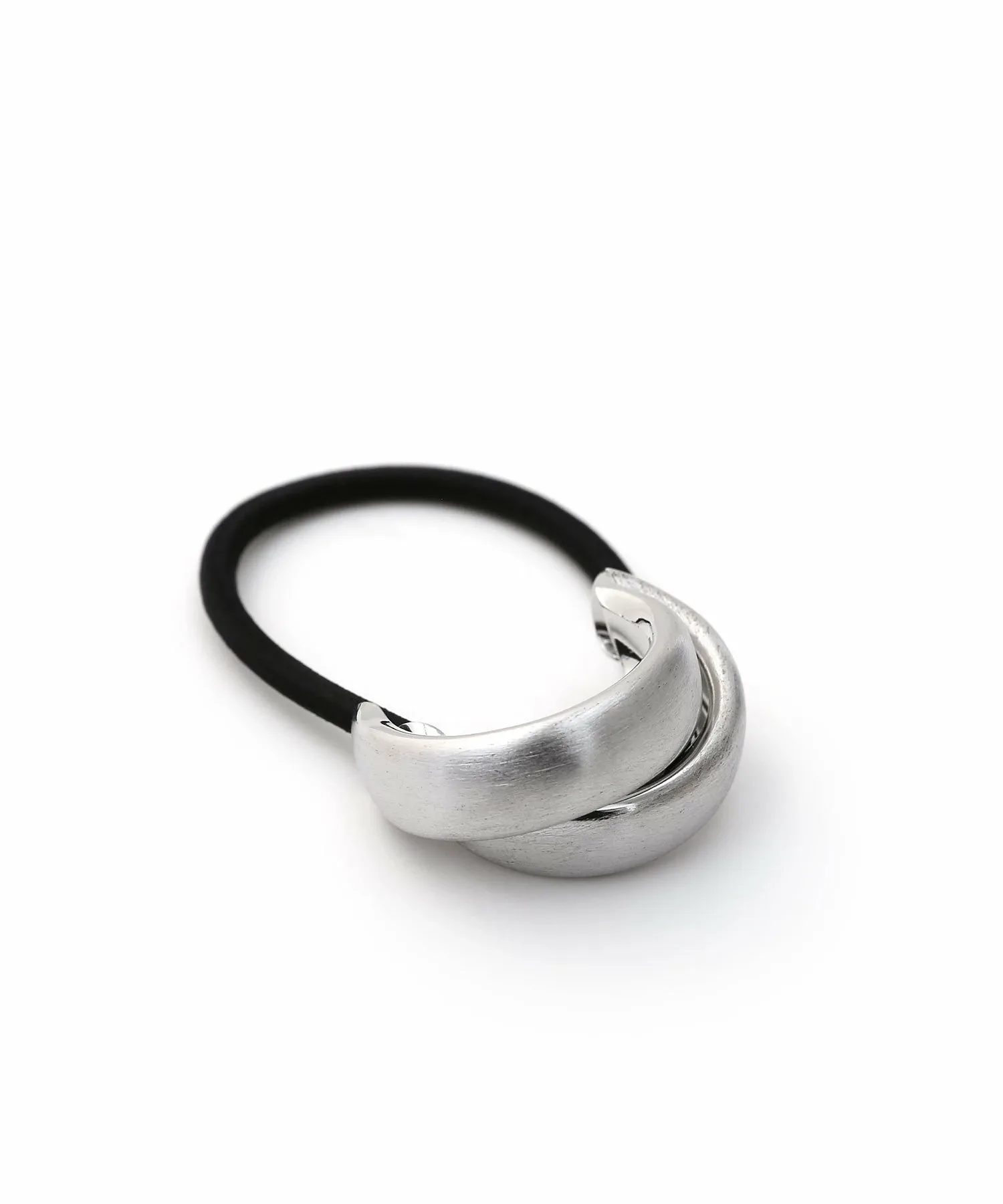 Двойная металлическая резинка для волос Colleca La, Silver