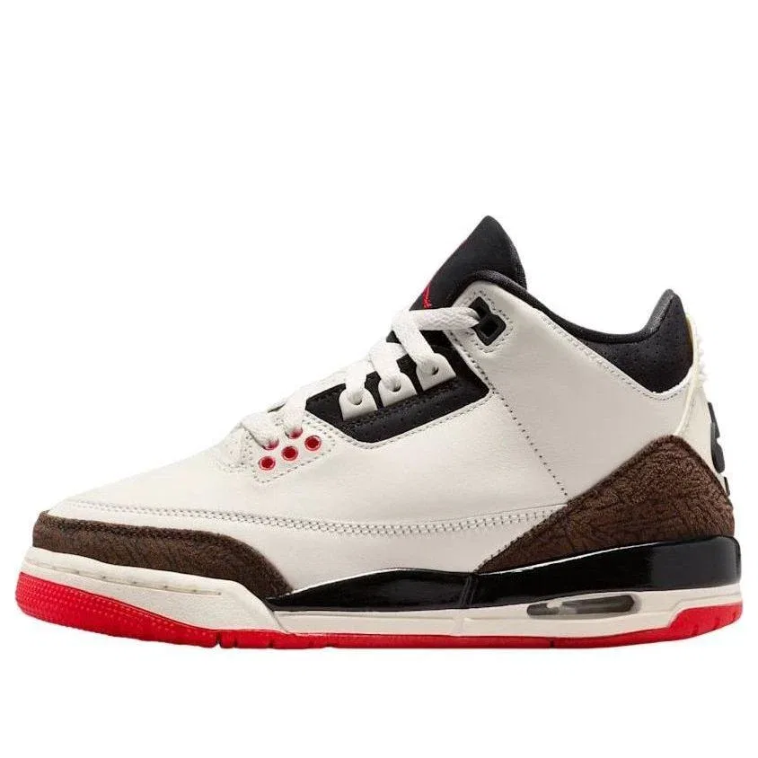 Кроссовки Jordan 3 Retro 'Sail Black University Red Pale Ivory Palomino' DM0967-103, мультиколор