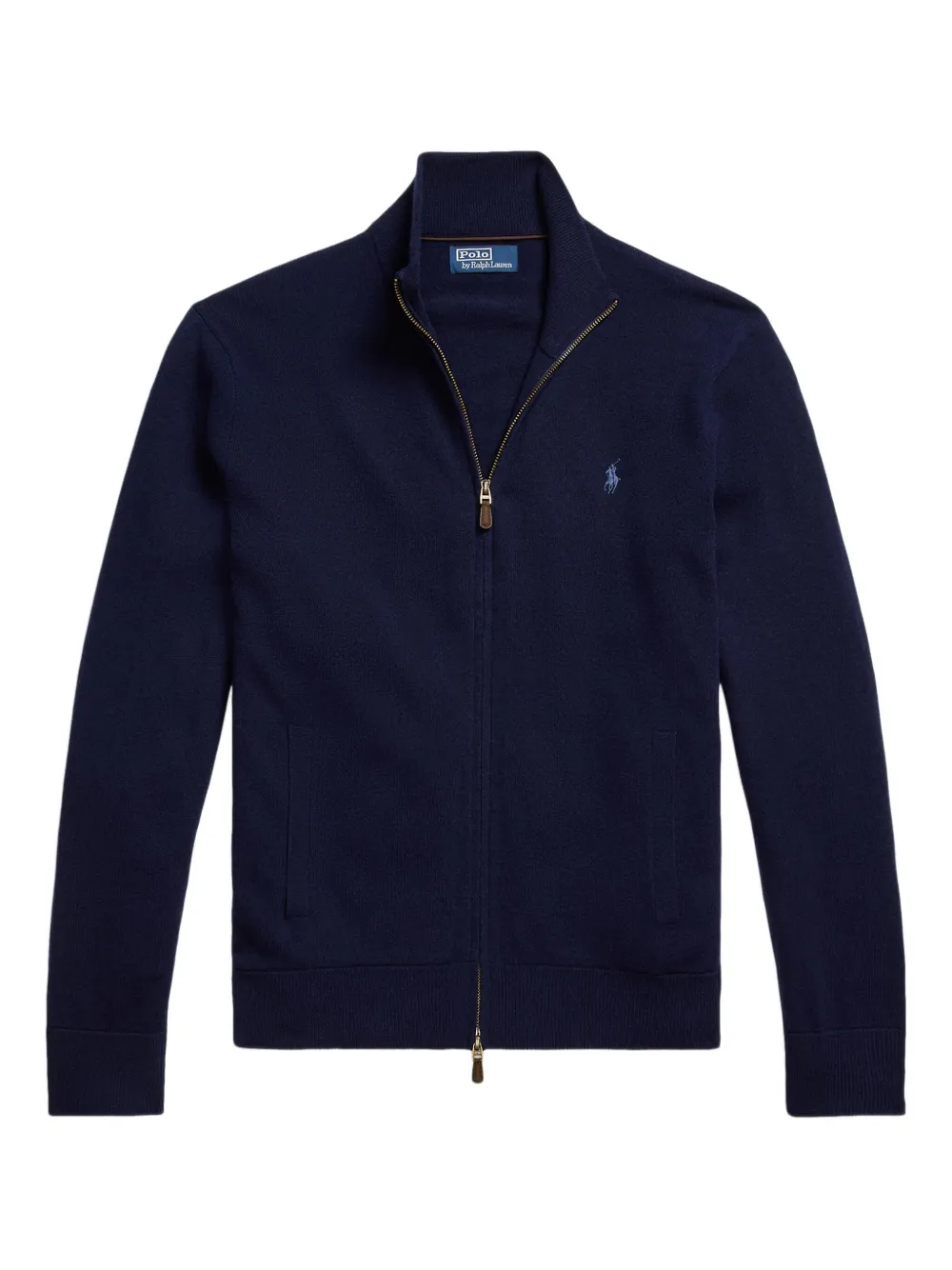 

Шерстяной кардиган на молнии POLO RALPH LAUREN, синий