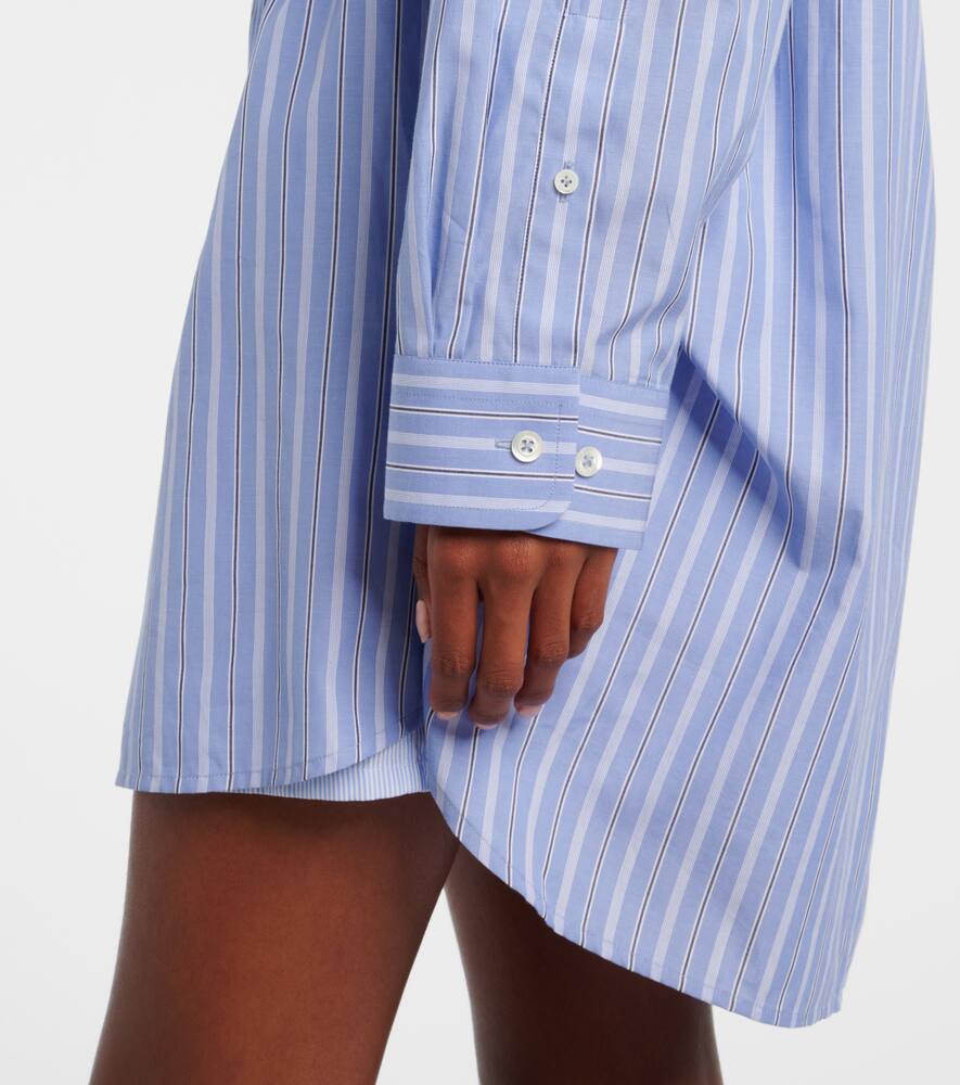 Полосатый комбинезон из хлопкового поплина Maison Margiela, Blue Stripe — фото 4