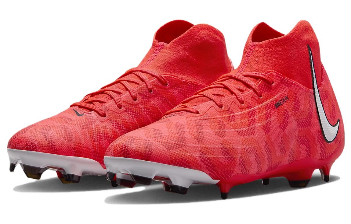 Nike Phantom Luna Футбольные бутсы унисекс, Красный — фото 4