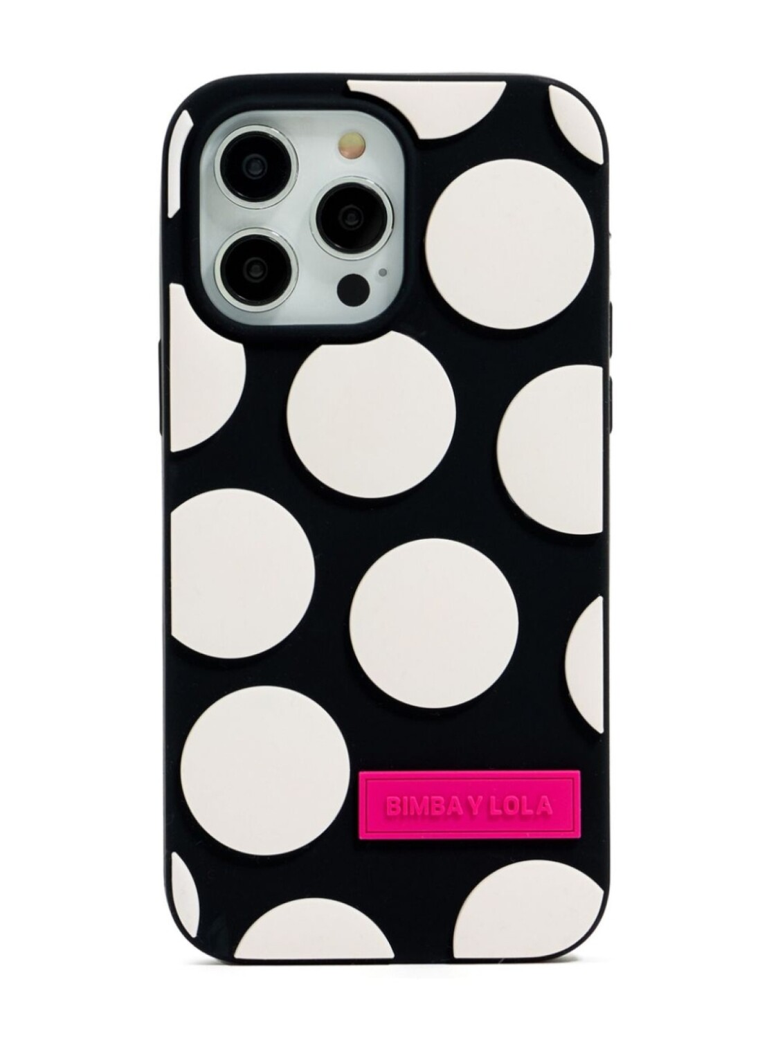 

Bimba y Lola чехол для iPhone 14 Pro Max в горошек, черный