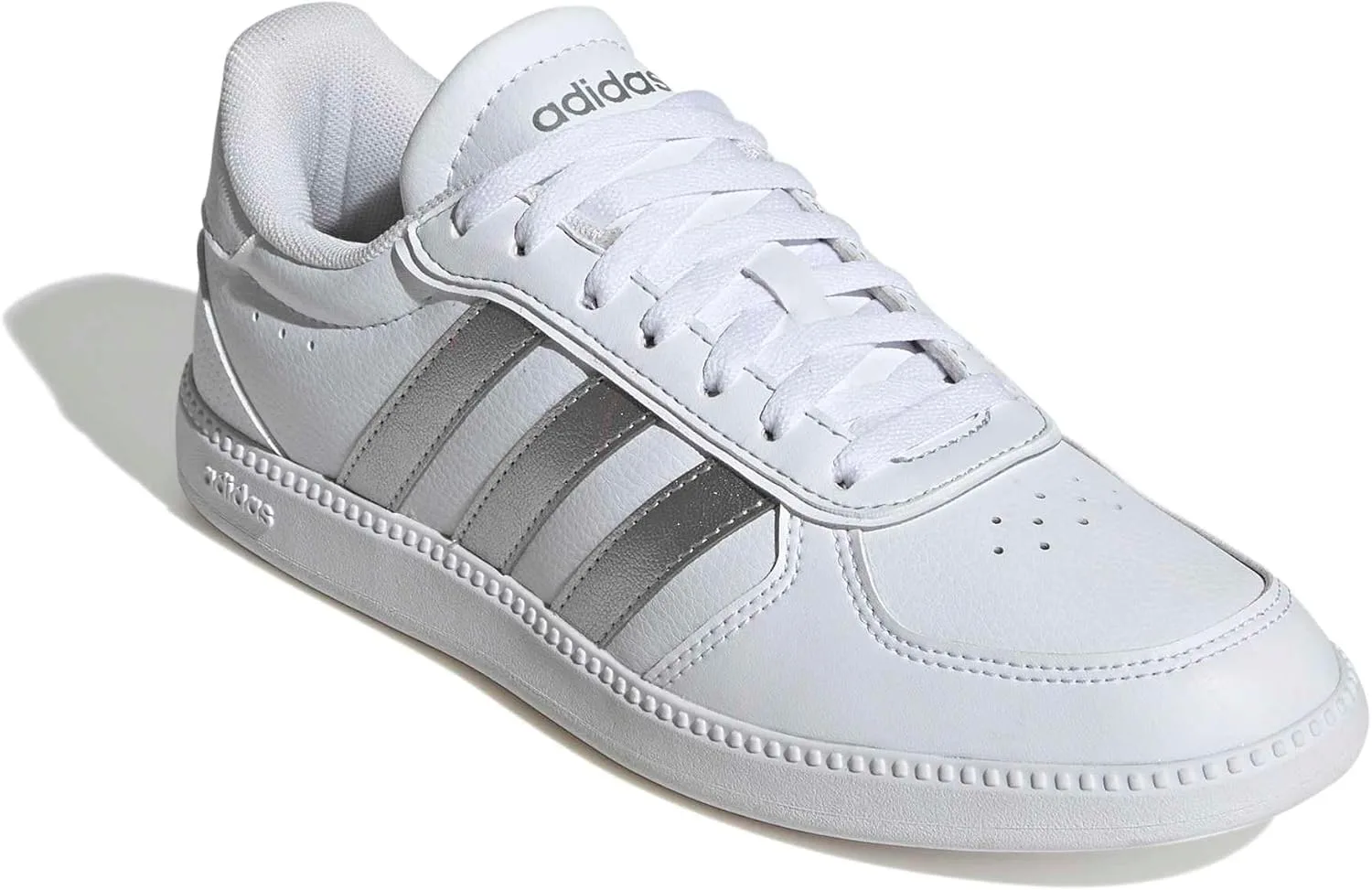 Унисекс кроссовки Adidas Breaknet Sleek, белый/серебряный — фото 3