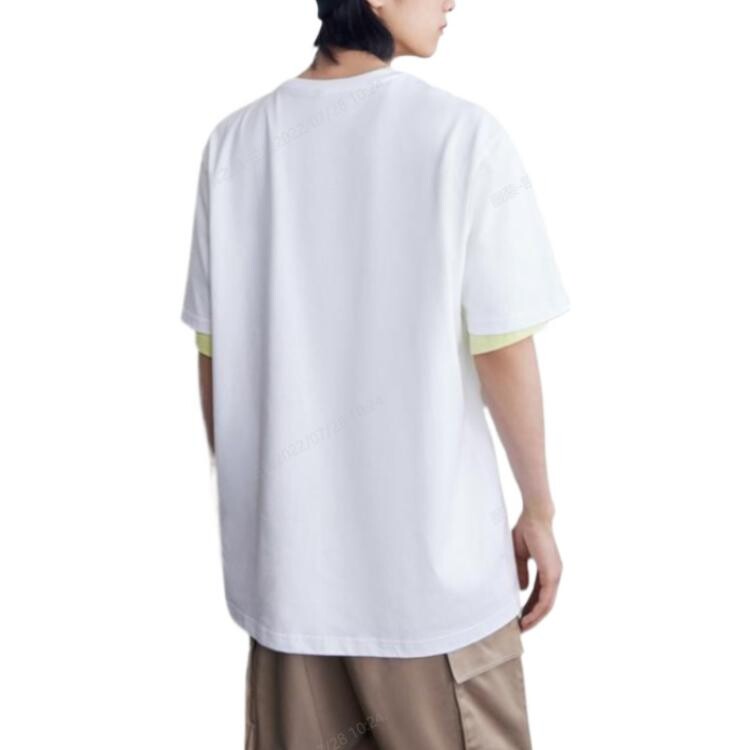Футболка Adidas Originals Logo Printing Sports Short Sleeve, белый — фото 4