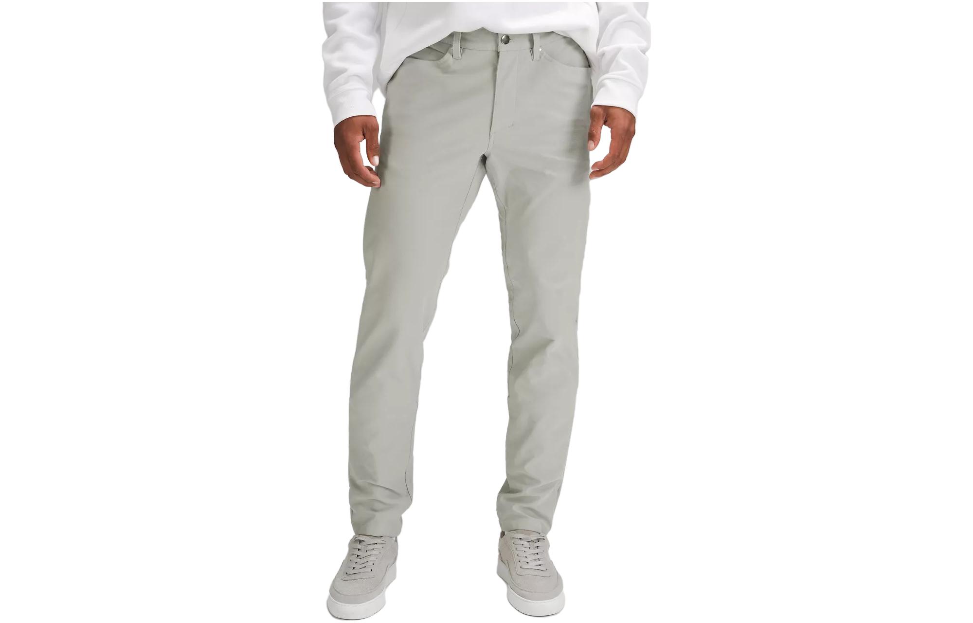 

Мужские повседневные брюки Abc Slim Fit с пятью карманами, длина 34 дюйма Lululemon, Artificial Product/Artifact