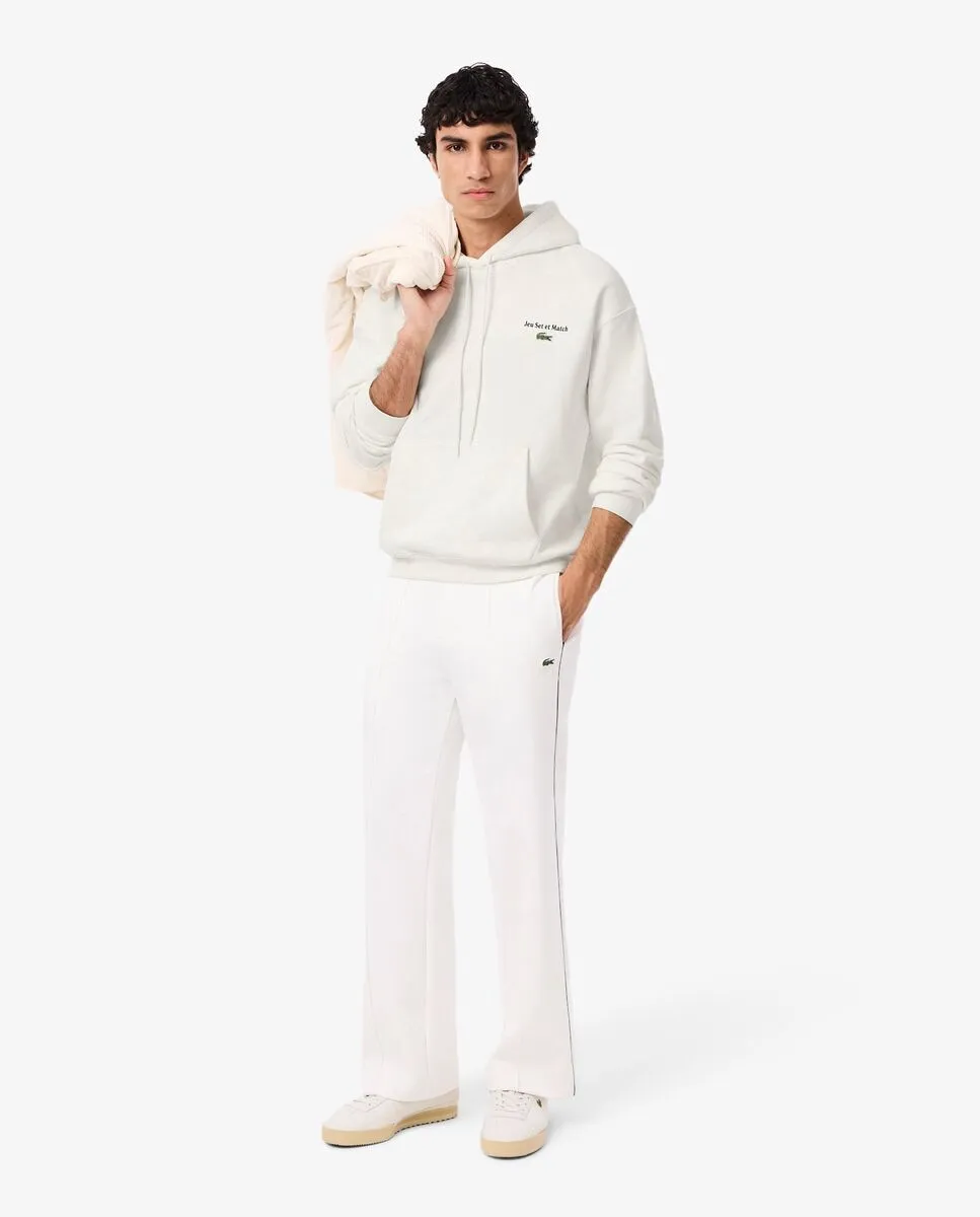Толстовка с капюшоном Lacoste, мужская, белая — фото 4