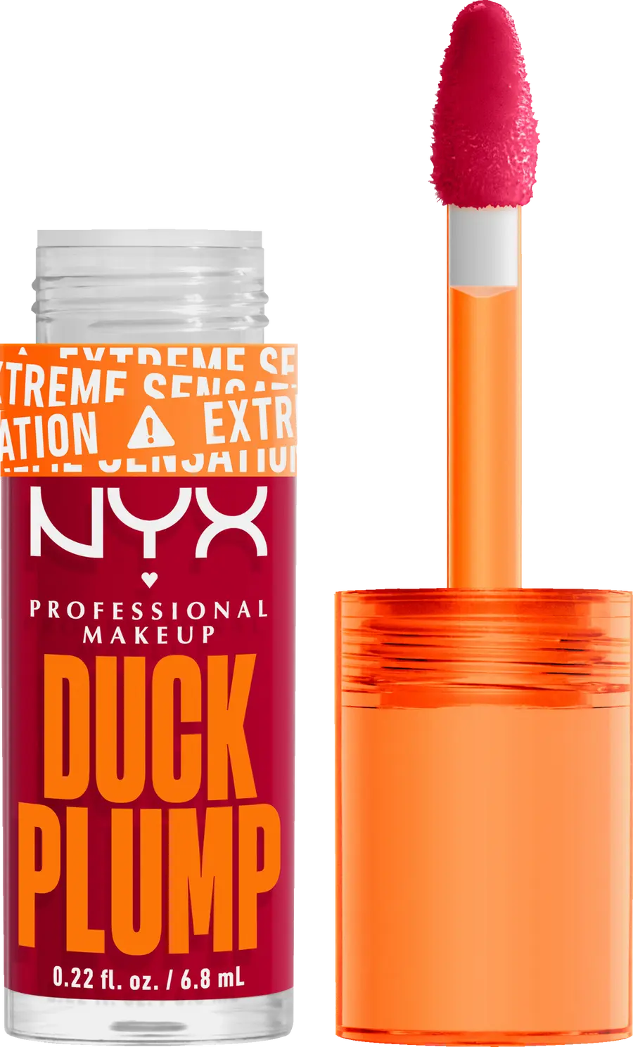 Губная помада NYX Professional MakeUp Duck Plump Lip Lacquer 14 Hall of Flame — фото 3