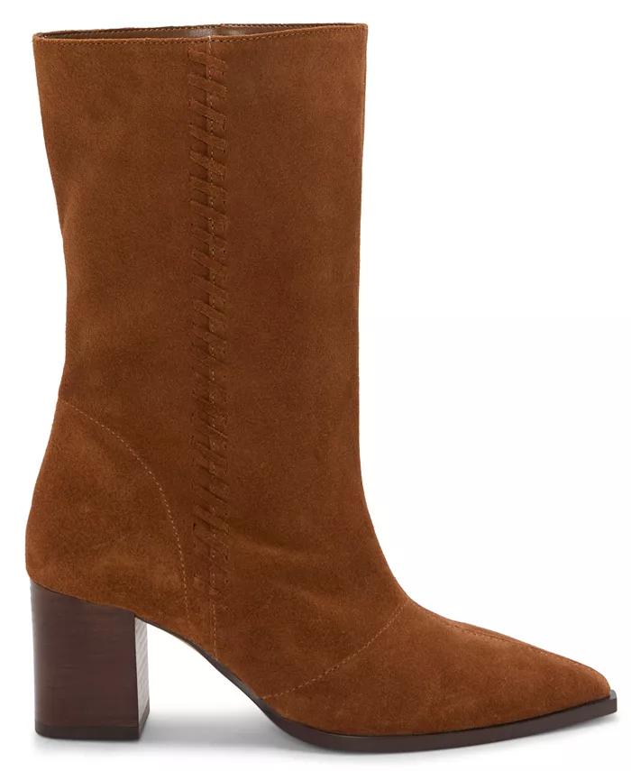 Женские ботинки Lorrys на блочном каблуке Vince Camuto, коричневый — фото 2