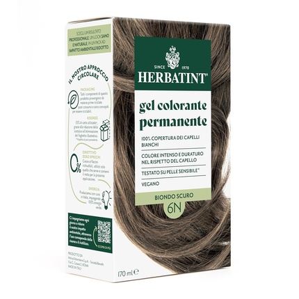 

Краска для волос Permanent Hair Color Gel 6N Dark Blonde 170ml