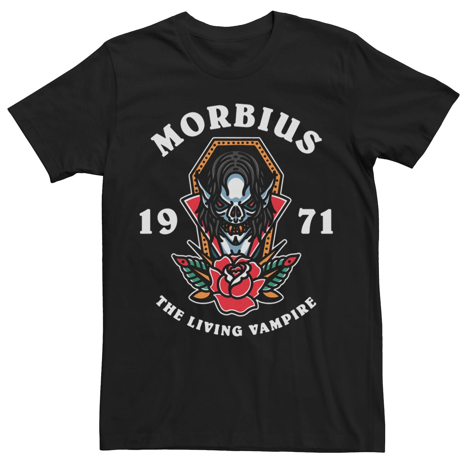 

Мужская футболка Morbius The Living Vampire 1971 в стиле татуировки Marvel