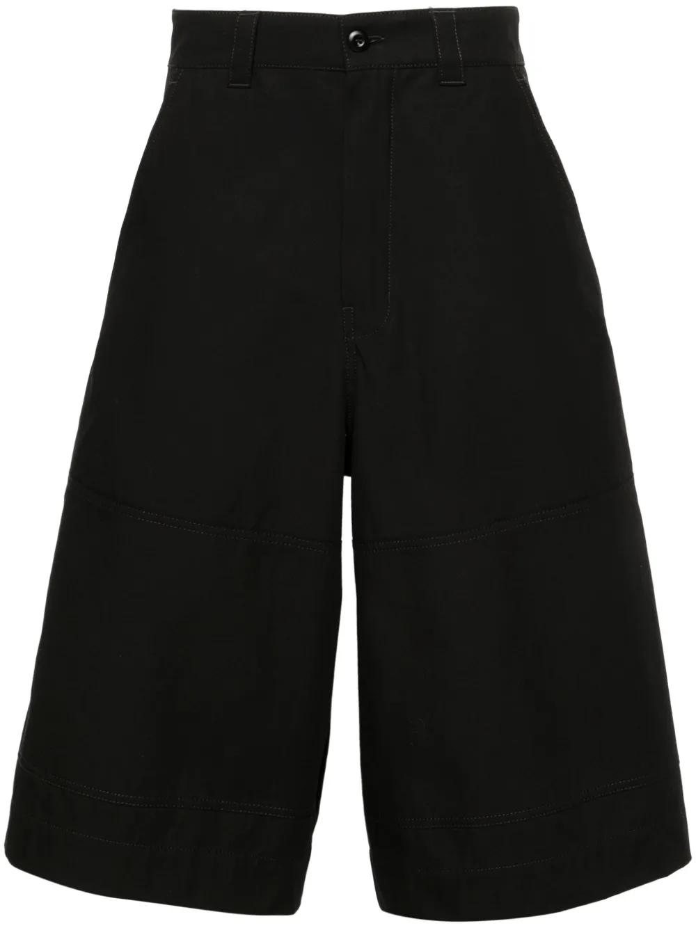 

Шорты чинос с контрастной строчкой MM6 Maison Margiela, черный