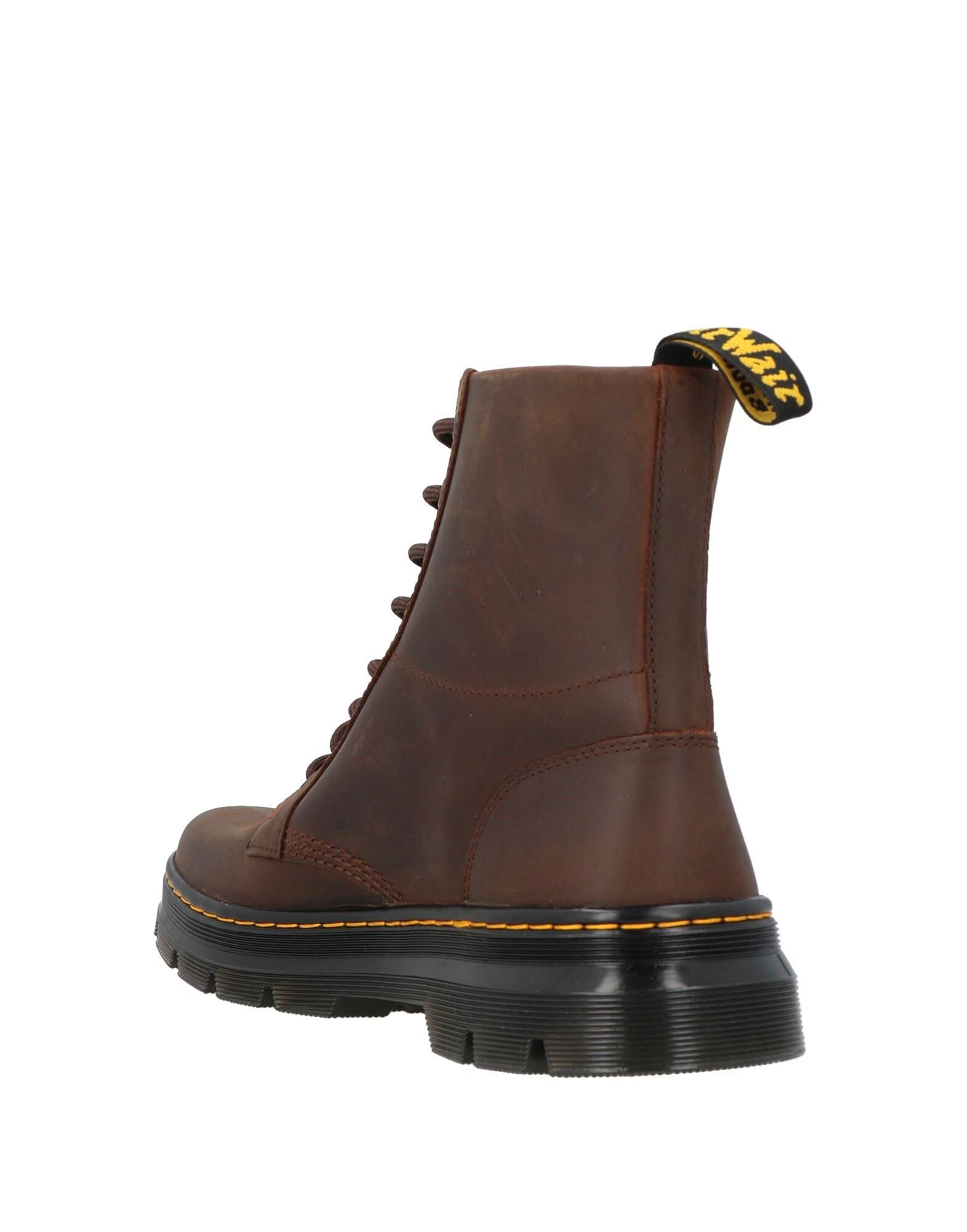 Ботильоны COMBS LEATHER CRAZY HORSE Dr. Martens, темно-коричневый — фото 3