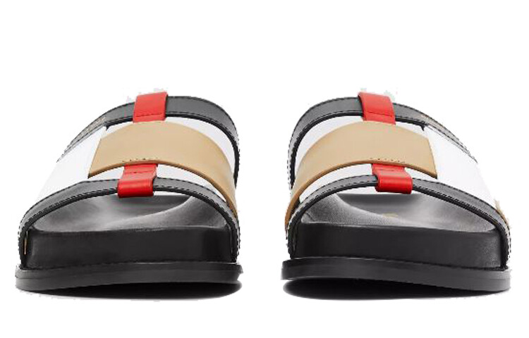 Сандалии-слайды Burberry Ellendale Woven Slide, черный — фото 2