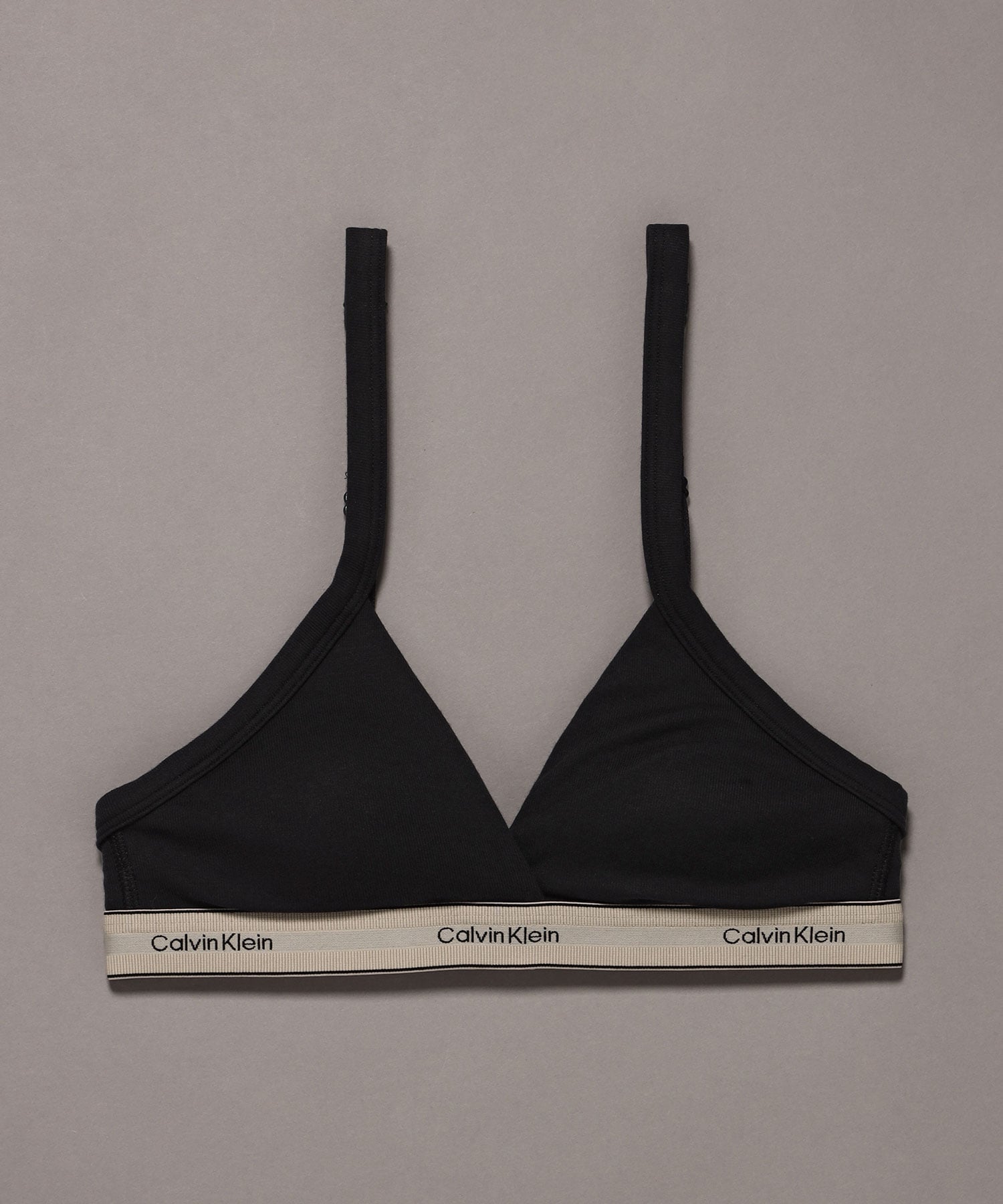 Бюстгальтер-треугольник Calvin Klein Lightly Line, нижнее белье Calvin Klein QF8369AD, Black — фото 3