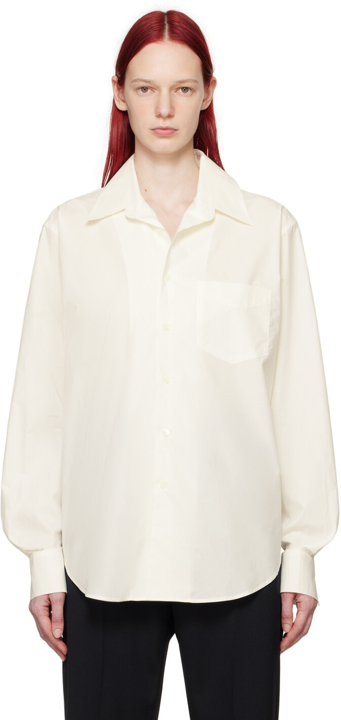 

Рубашка с вырезом Off-White MM6 Maison Margiela