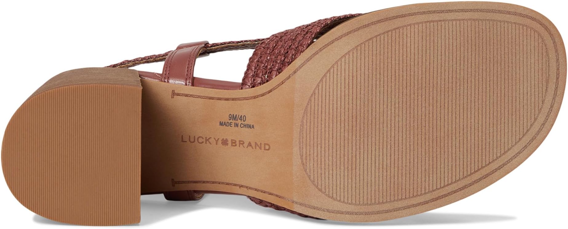 Туфли Lucky Brand Women's Sasina Cut Out Heeled Sandals, Rose Dusk — фото 3