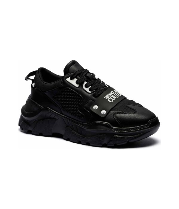 

Кроссовки Versace Jeans Couture Speedtrack с элементами кожи, черный