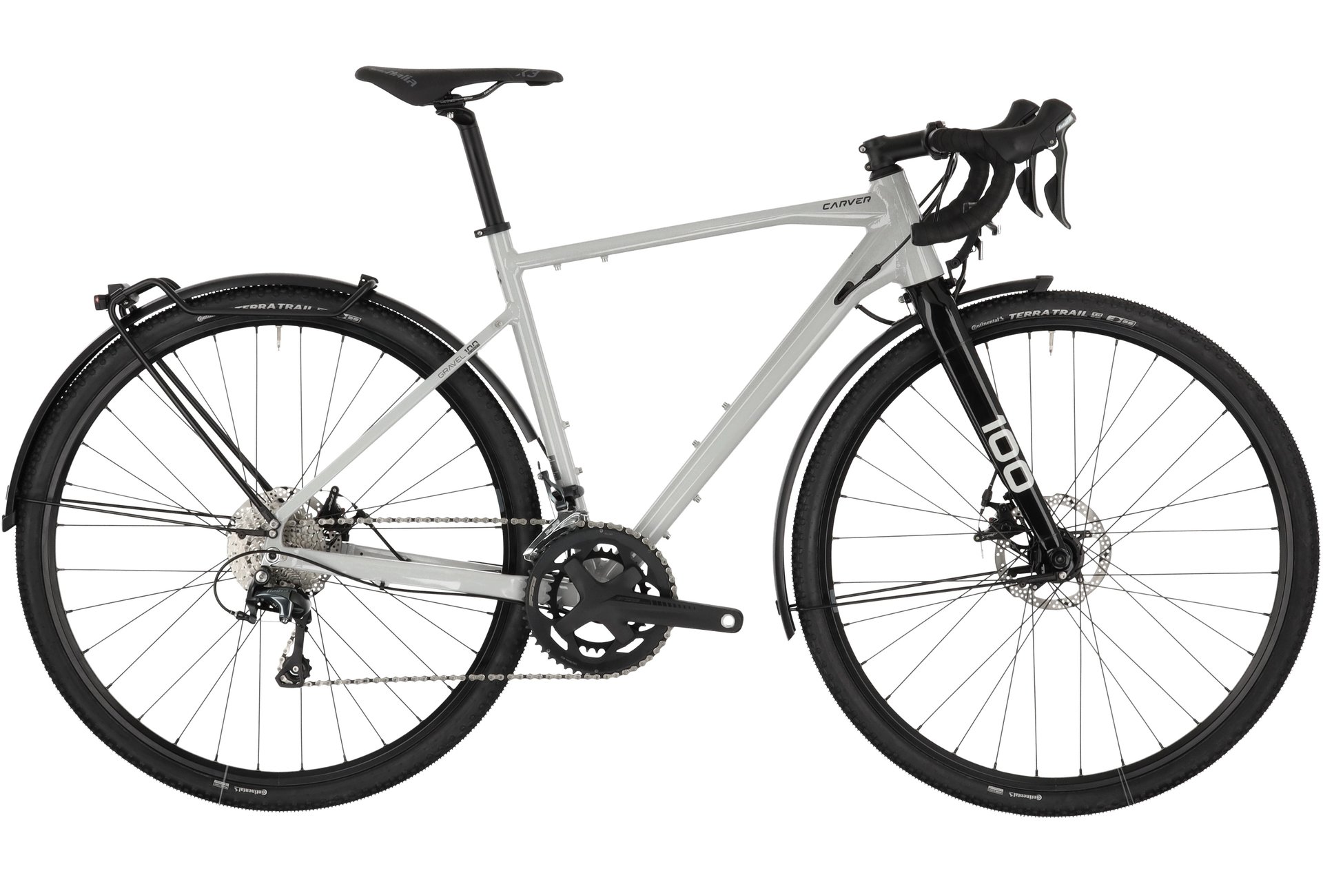 

Гравийный велосипед Carver Gravel 100 street - 28 дюймов - diamant, grau | flat grey