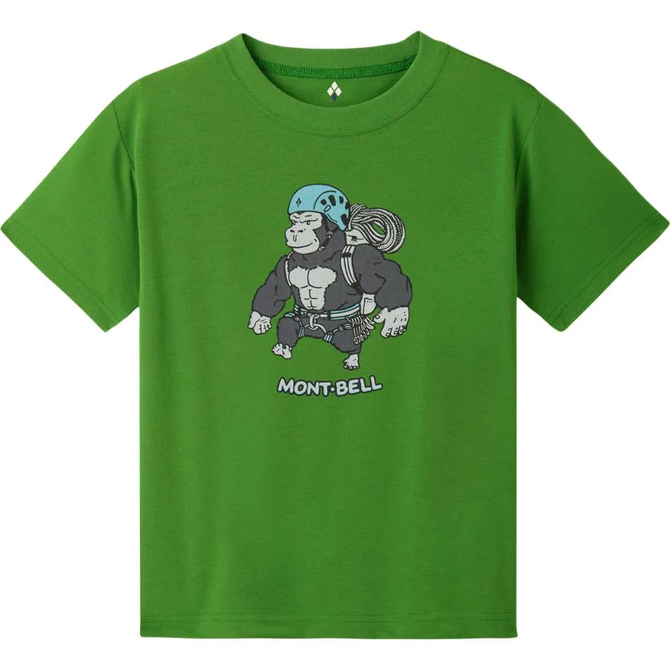 Футболка детская 3-7 лет MONTBELL, BGN Blue Green