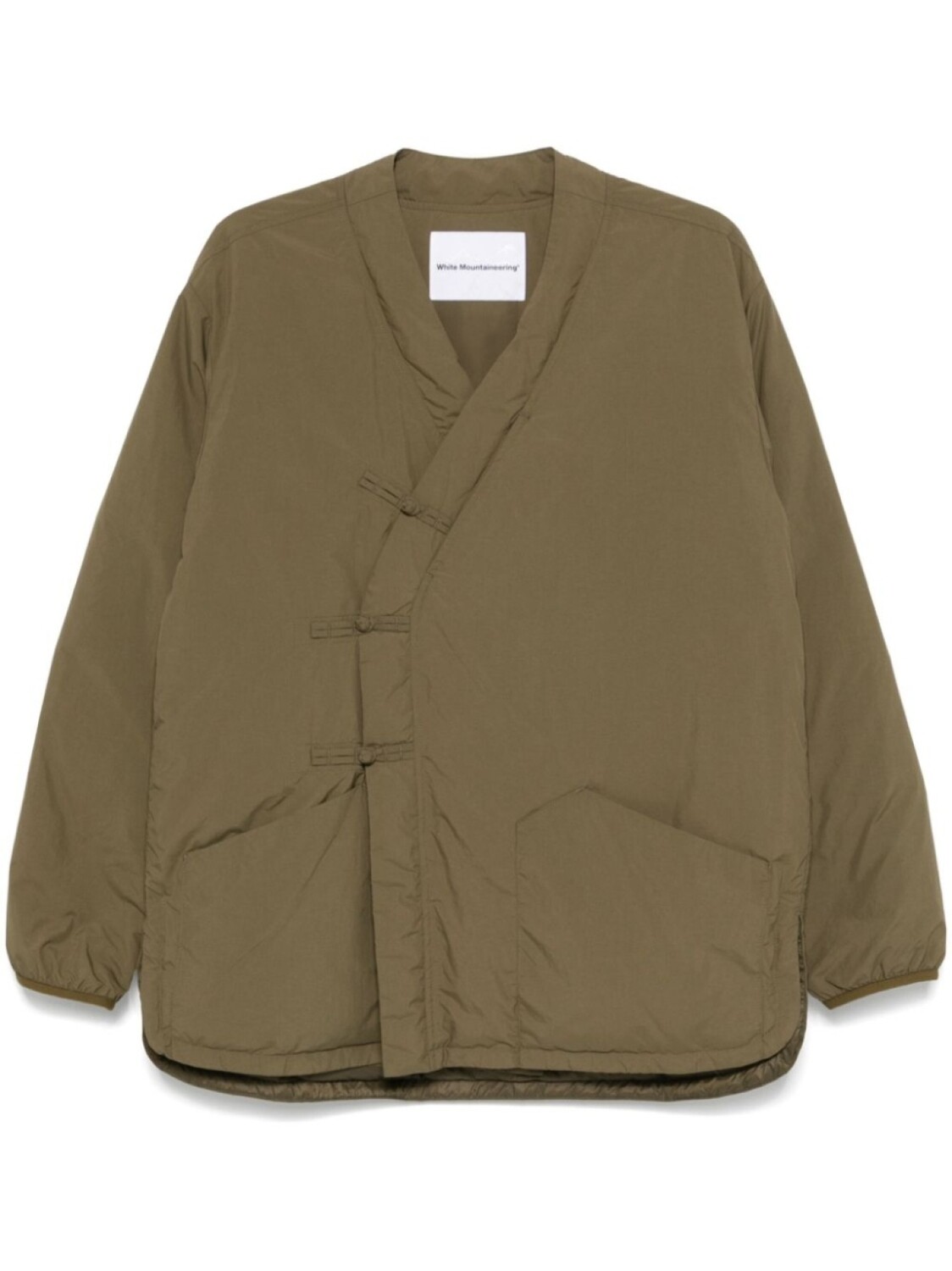 

X стеганая куртка Taion White Mountaineering, зеленый