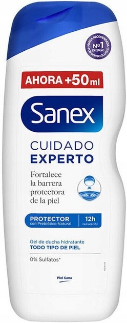 

Sanex Protection Cuidado Experto Пробиотический гель для душа 600 мл
