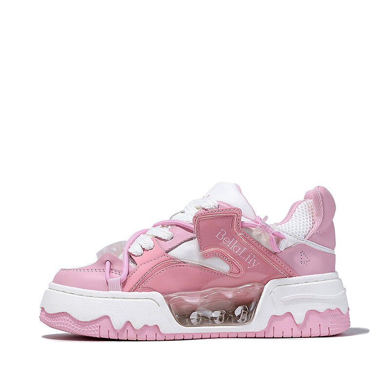 

Кеды BELLALILY Skateboard Shoes Women's Low-Top, розовый