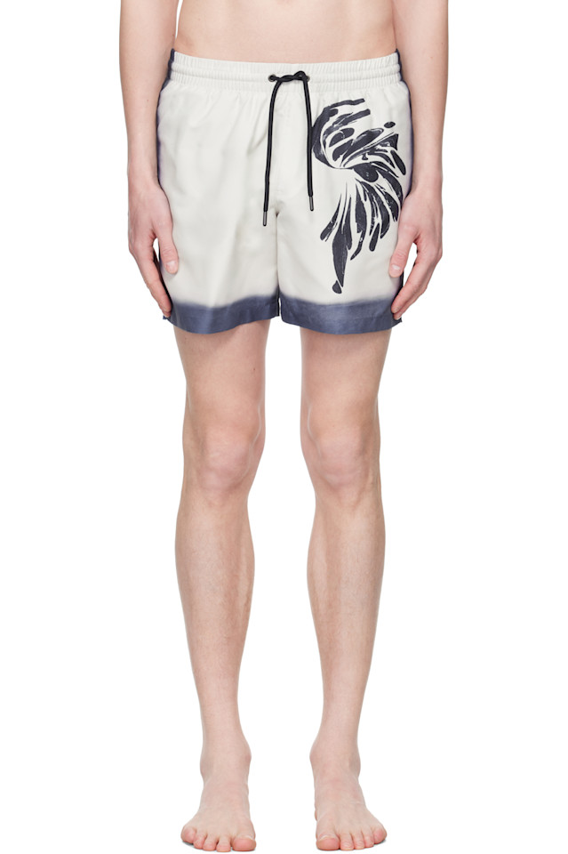 

Печатные плавки для плавания Dries Van Noten, синий