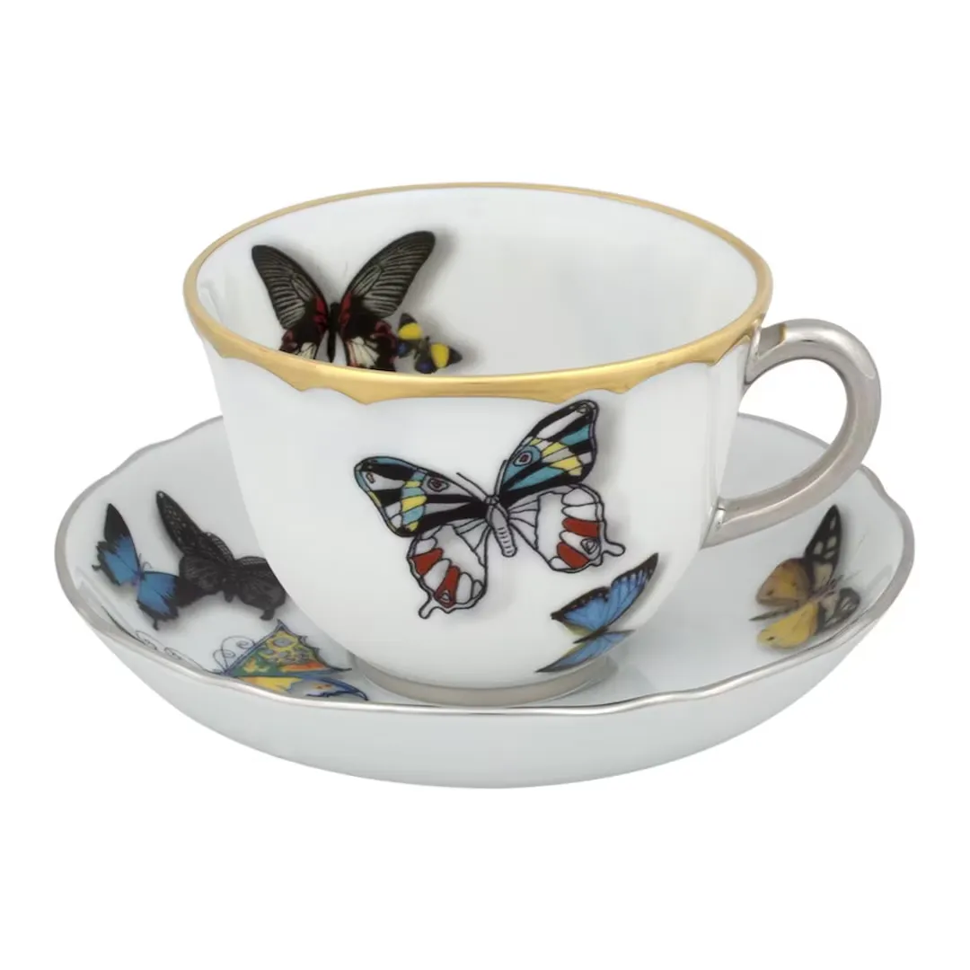 

Butterfly Parade Vista Alegre Кофейная чашка и блюдце, разноцветный