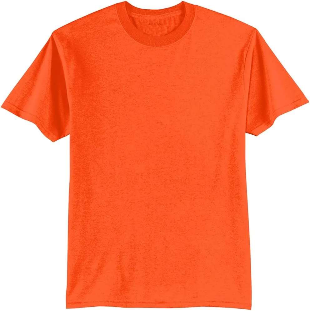 

Футболка Joe's USA мужская, Safety Orange или Green, Hi-Visibility, размеры S-6XL