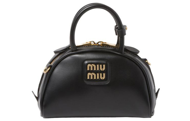 

MIU MIU Кожаная сумка через плечо, кроссбоди, женская черная