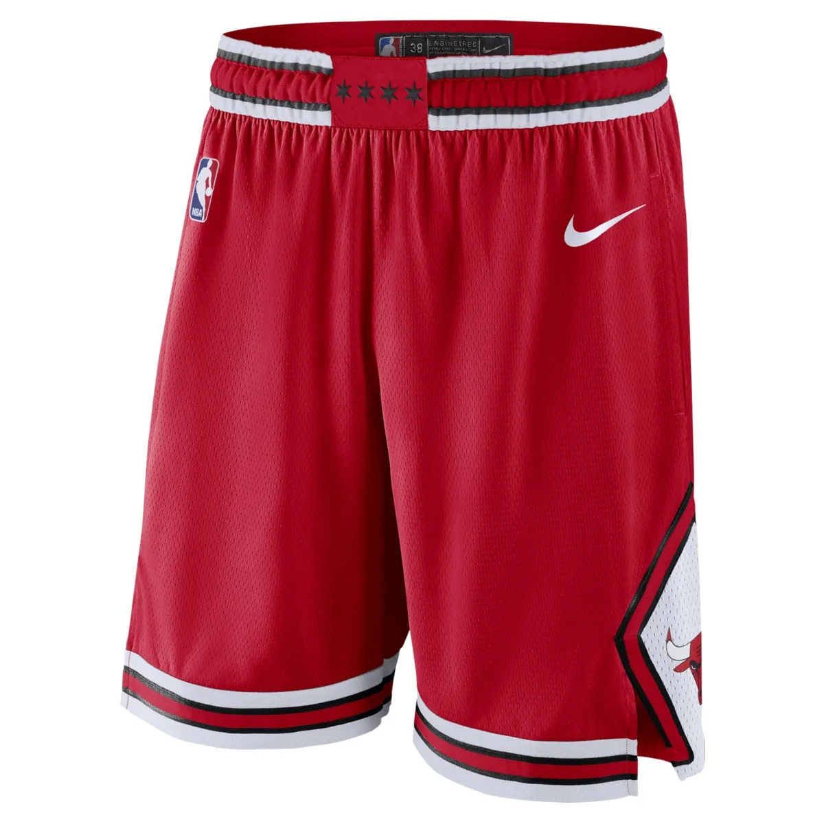 

Мужские шорты Chicago Bulls 2019-2020 Icon Swingman Nike, красный