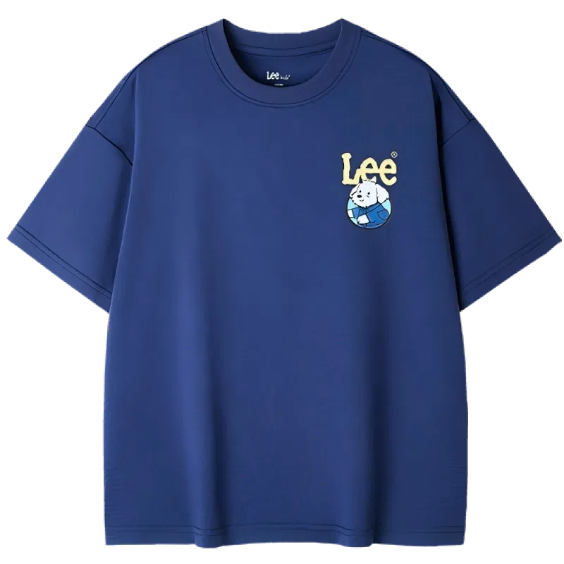 Футболка Grade School с круглым вырезом LEE KIDS, Navy Blue