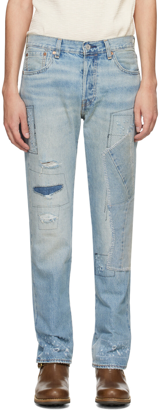 

Синие джинсы 501 Levi'S, цвет Happy to be here