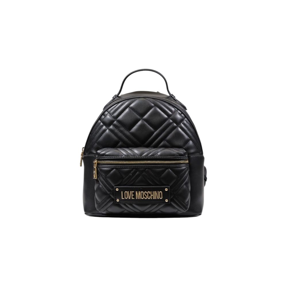 

Черный полиэтиленовый рюкзак LOVE MOSCHINO