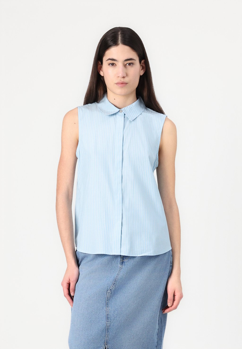 

Блузка на пуговицах VMNORA SHIRT Vero Moda, синий