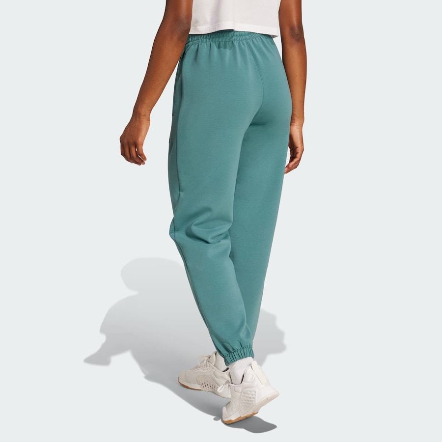 Зауженные спортивные брюки ADIDAS PERFORMANCE Designed For Training, изумрудный — фото 3