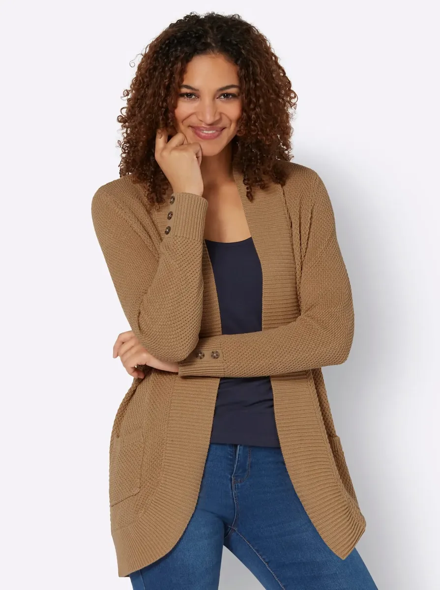 

Кардиган в стиле casual Casual Looks, цвет Camel