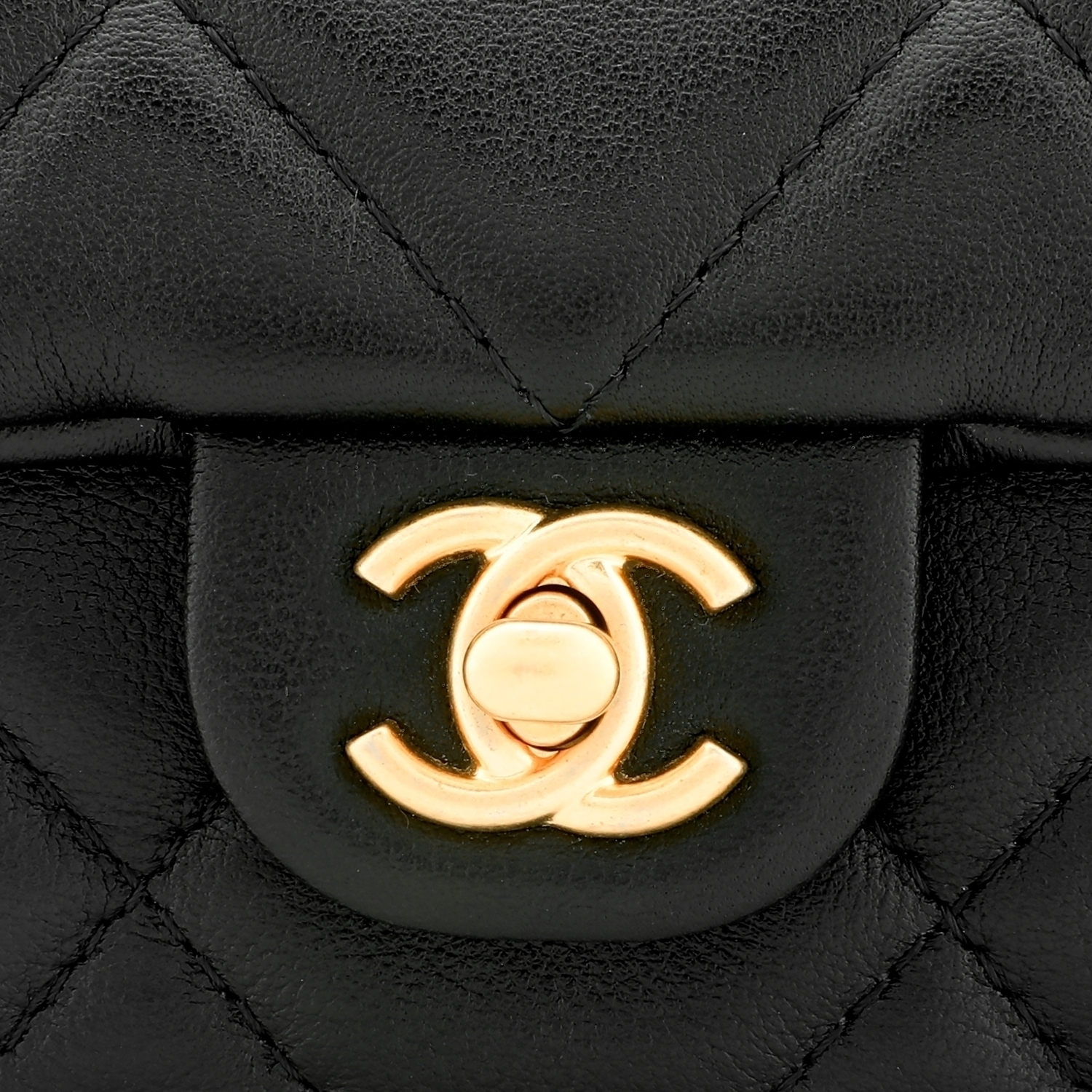 CHANEL Мини-сумка из коровьей кожи, клатч, сумка через плечо, кроссбоди, картхолдер Women's Black — фото 4