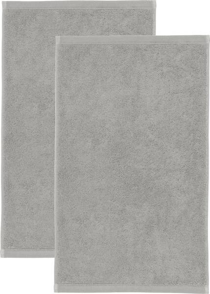 

Гостевое полотенце Erwin Müller 2er-Pack 155414, 30x1x50 см, серебряный